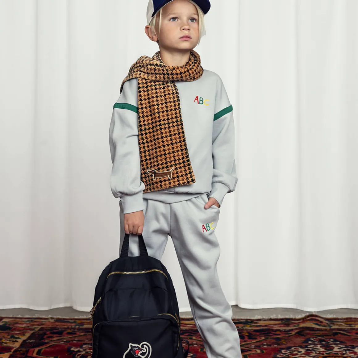 ABC Chenille Sweatshirt by Mini Rodini