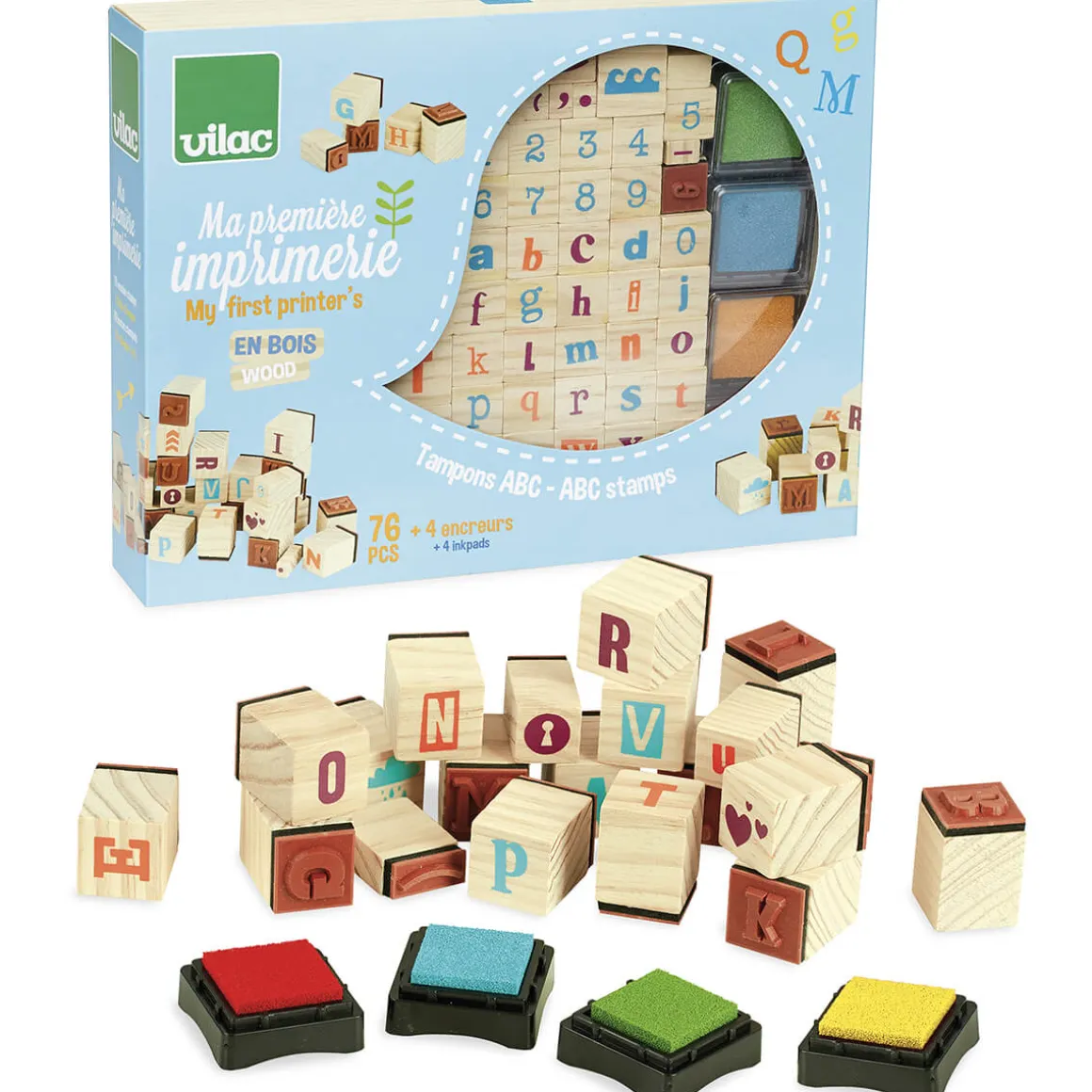 ABC Printers Stamp Set by Vilac