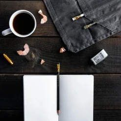 A5 Black Slate Notebook and Pencil by Blackwing