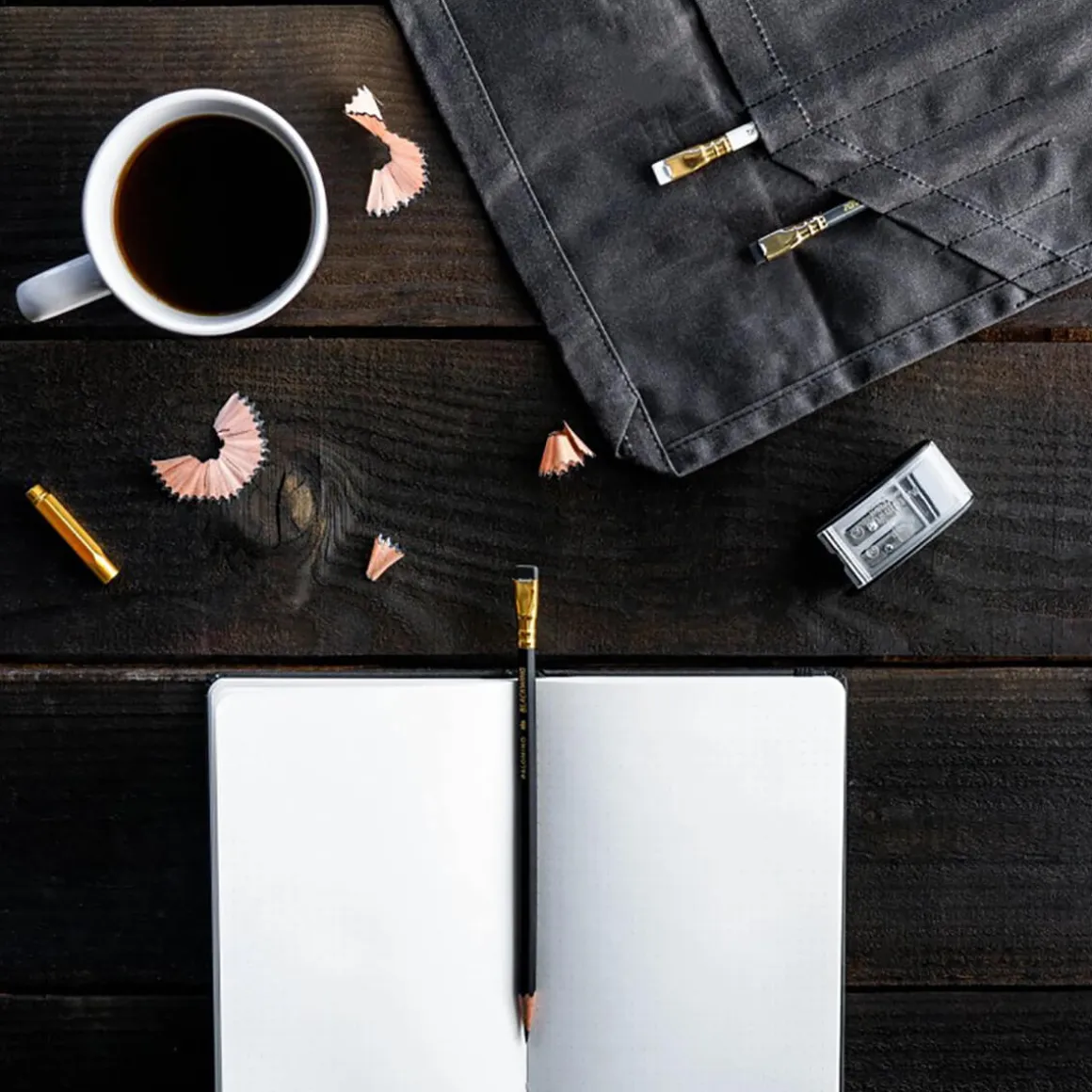 A5 Black Slate Notebook and Pencil by Blackwing