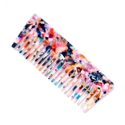Acetate Wide Tooth Comb (11.5cm) in Various Colours by Hello Sakura