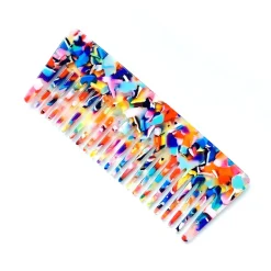 Acetate Wide Tooth Comb (11.5cm) in Various Colours by Hello Sakura