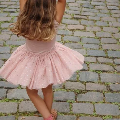 Ada Fairy Ballerina Dress in Fairy Etoile Holographic Pink by Konges Slojd