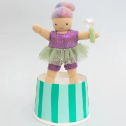 Adara The Acrobat Holdie Folk Pocket-Sized Doll by Olli Ella