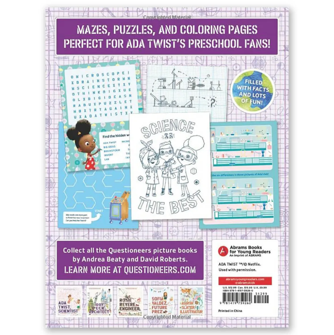 Ada Twist, Scientist: Brainstorm Book by Abrams Books