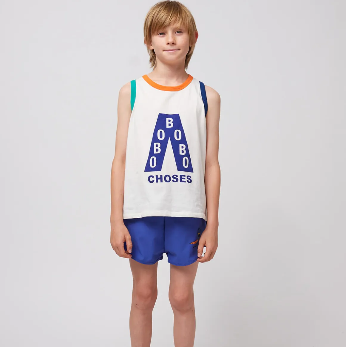 A Day At The Beach Swim Trunks by Bobo Choses
