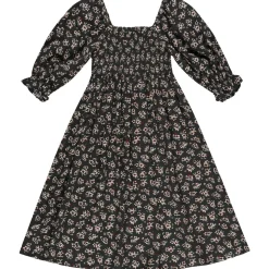 Adelaide Dress in Dark Floral by Rylee & Cru