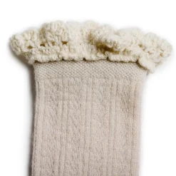Adeline Pointelle Merino Wool Knee High Socks in Doux Agneaux by Collegien