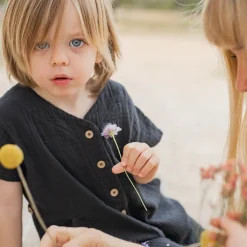 Adriano Short Sleeve Overall in Anthracite by 1+ in the Family - Last One In Stock - 12 Months