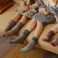 Adult Re-Stock Cotton Rib Ankle Socks in Dark Purple by MP Denmark