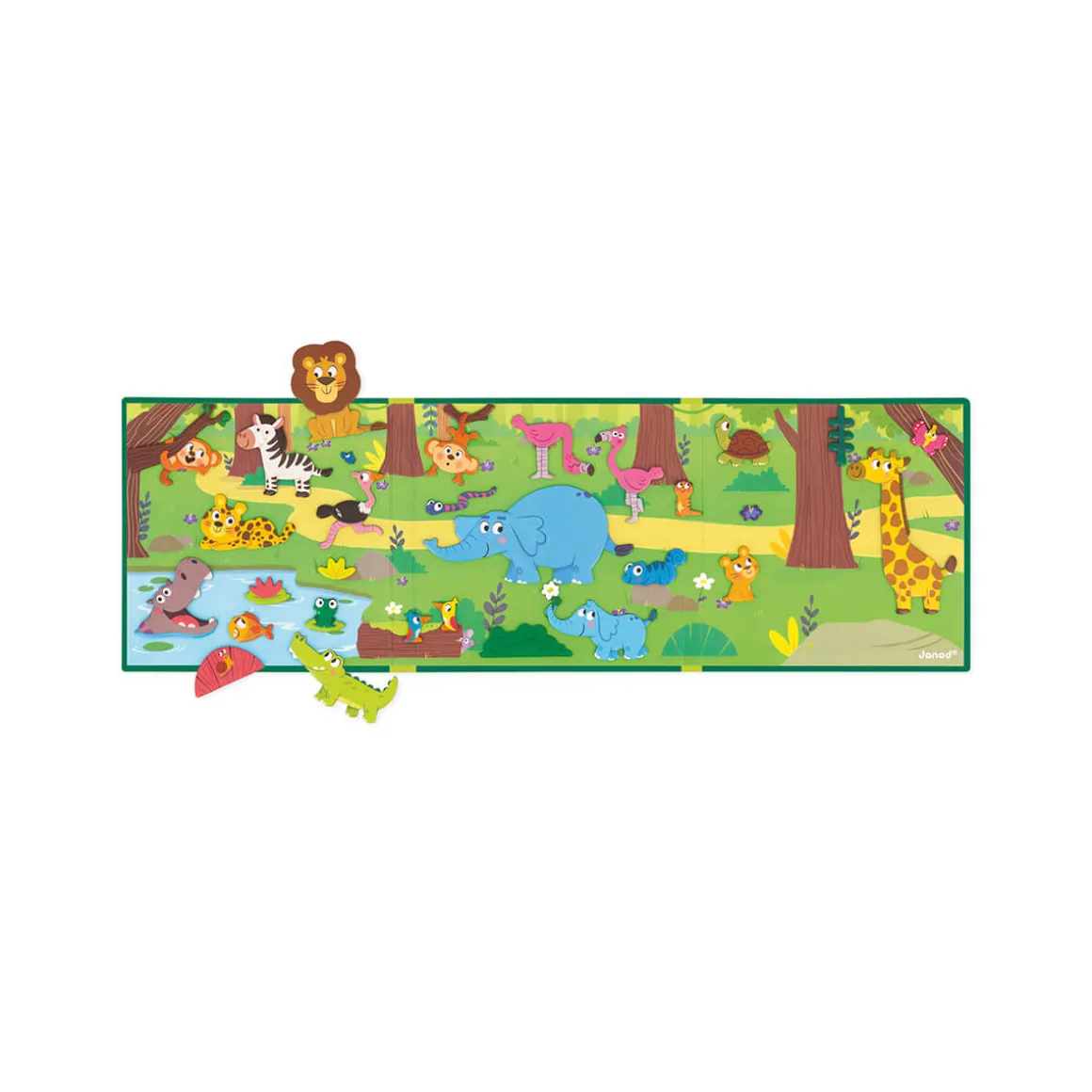 African Animals Magneti Stories by Janod