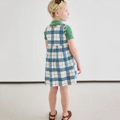 Agatha Dress in Prussian Blue Piazza by Misha & Puff