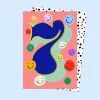 Age 7 Birthday Smiles Greetings Card by Eleanor Bowmer