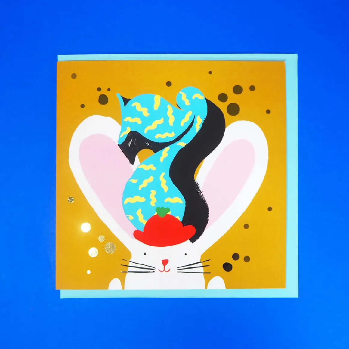 Age 7 Birthday Square Greetings Card by Eleanor Bowmer