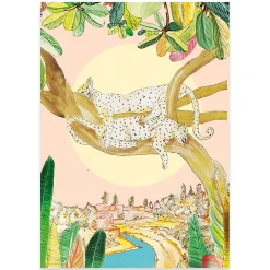 A Hot Summer Eve Greetings Card by Wildflower Cards
