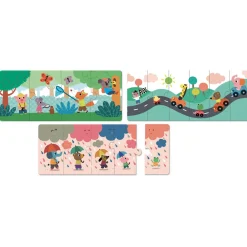 Alberto Le Chien Wooden Jigsaw Puzzle Set by Vilac