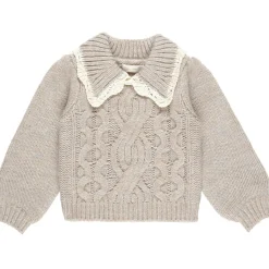 Alice Sweater in Heathered Sand by Rylee & Cru