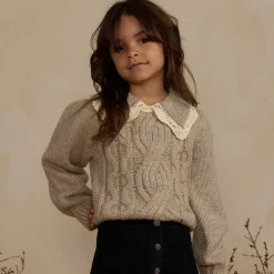 Alice Sweater in Heathered Sand by Rylee & Cru