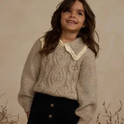 Alice Sweater in Heathered Sand by Rylee & Cru