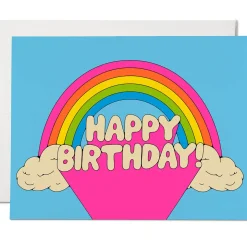All Over Rainbows Greetings Card by Red Cap Cards