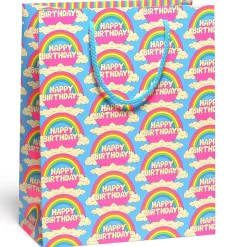 All Over Rainbows Large Gift Bag By Red Cap Cards