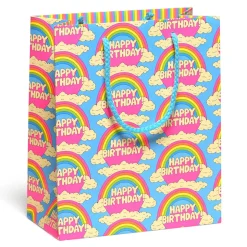 All Over Rainbows Medium Gift Bag By Red Cap Cards