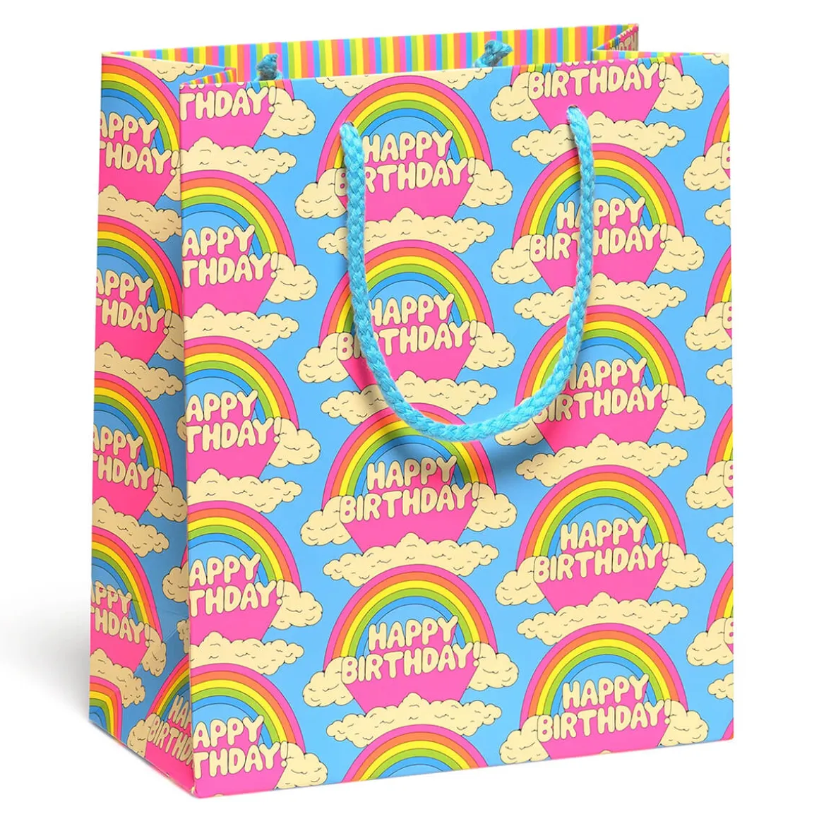 All Over Rainbows Medium Gift Bag By Red Cap Cards