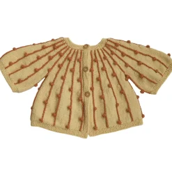 Alyssa Cardigan in Pineapple by Kalinka - Last One In Stock - 6 Years