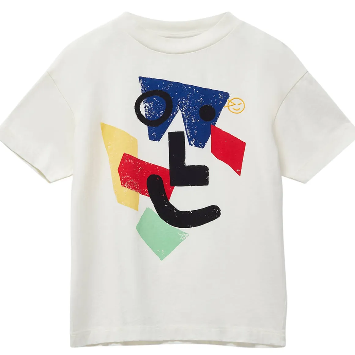 Amazed Face Tee in Ecru by Wynken