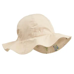 Amelia Reversible Sun Hat in Flora Sandy / Sandy by Liewood