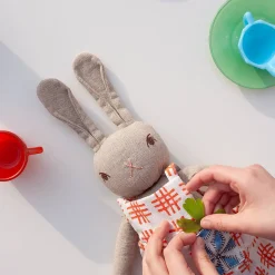 Andie Medium Rabbit in Grey by Polka Dot Club