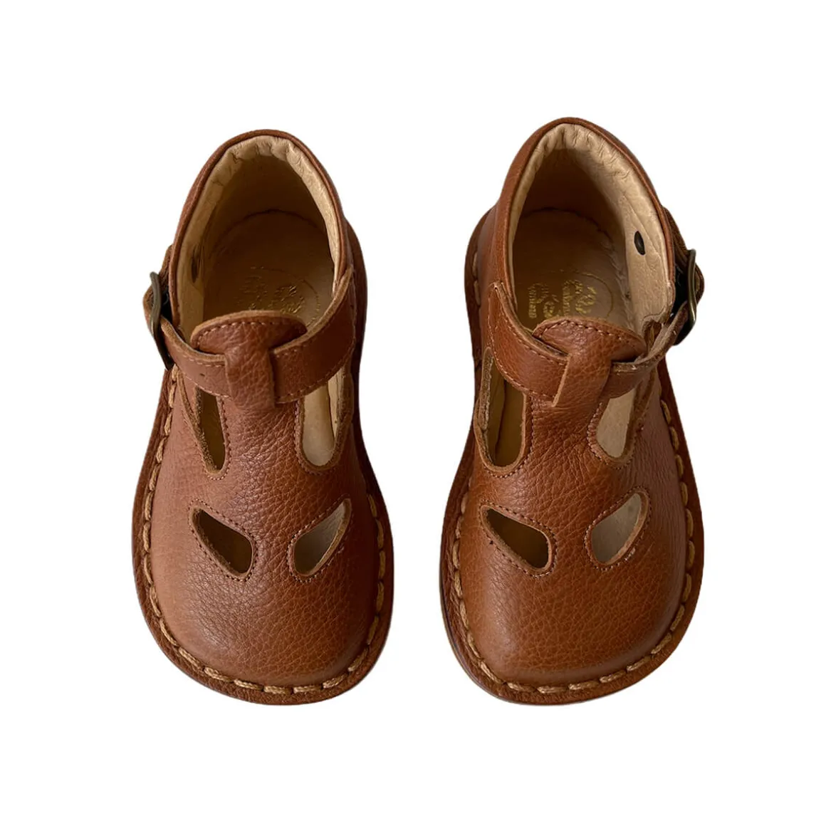 Andrea Cut Out Sandals in Kava Brown by PèPè