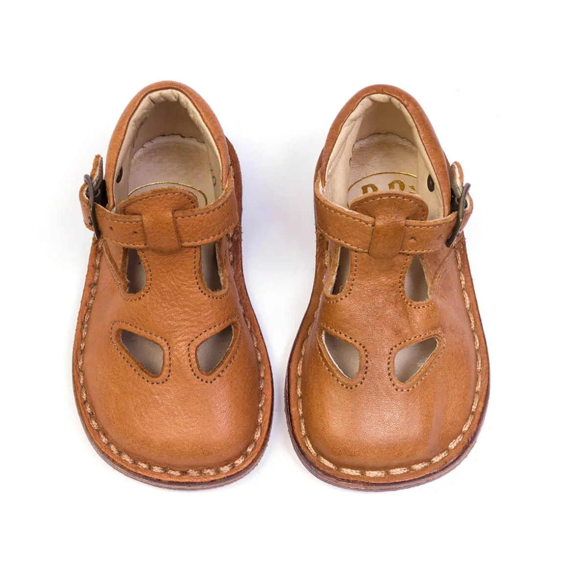 Andrea Cut Out Sandals in Kava Brown by PèPè