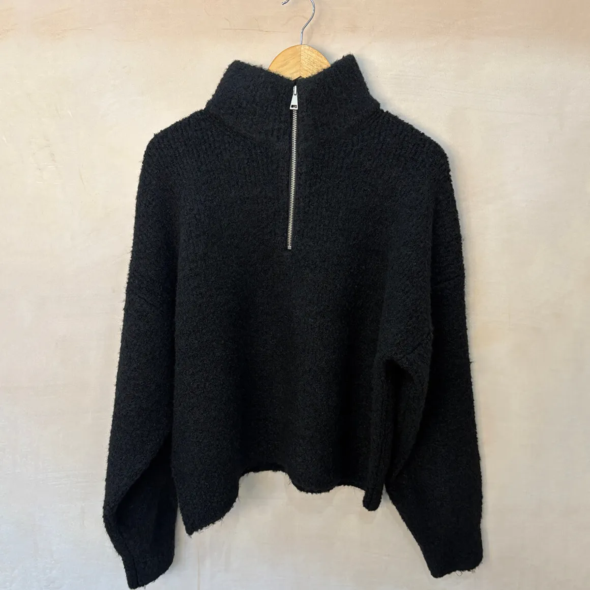 Andre Sweater in Black by Le Bon Shoppe