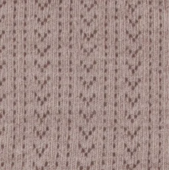 Angelique Pointelle Merino Wool Tights in Vieux Rose by Collegien