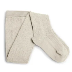 Angelique Pointelle Merino Wool Tights in Doux Agneaux by Collegien