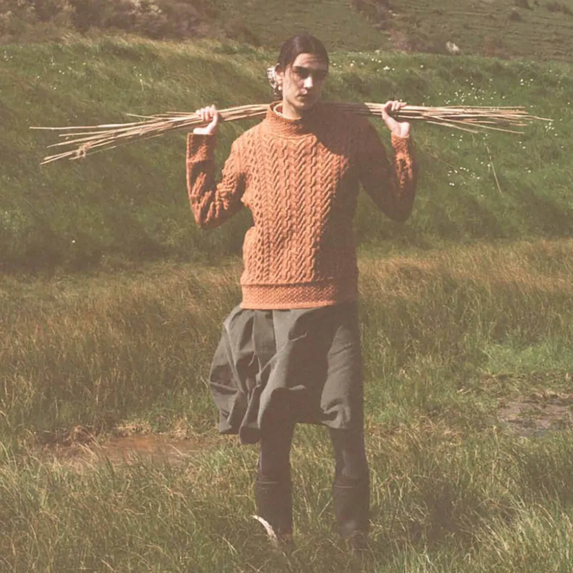 Anjou Knit Jumper in Cinnamon by Meadows - Last One in Stock - Extra Small