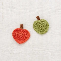 Apple Clip Set in Red Flame by Misha & Puff