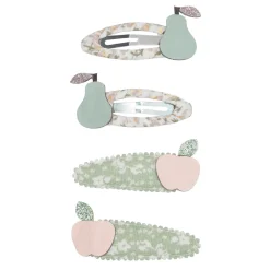Apples And Pears Clic Clac Hair Clips by Mimi & Lula