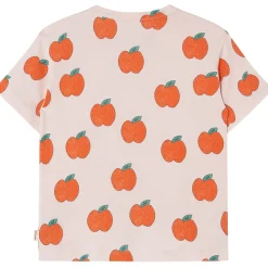 Apples Tee in Pastel Pink by Tinycottons