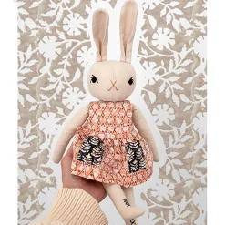 Apron Dress in Pink Domino by Polka Dot Club
