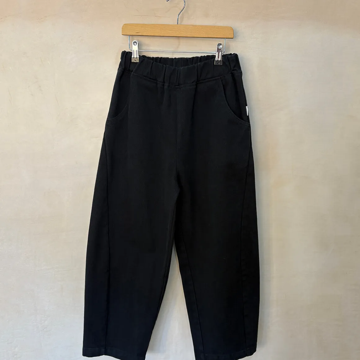 Arc Pants in Black Canvas by Le Bon Shoppe