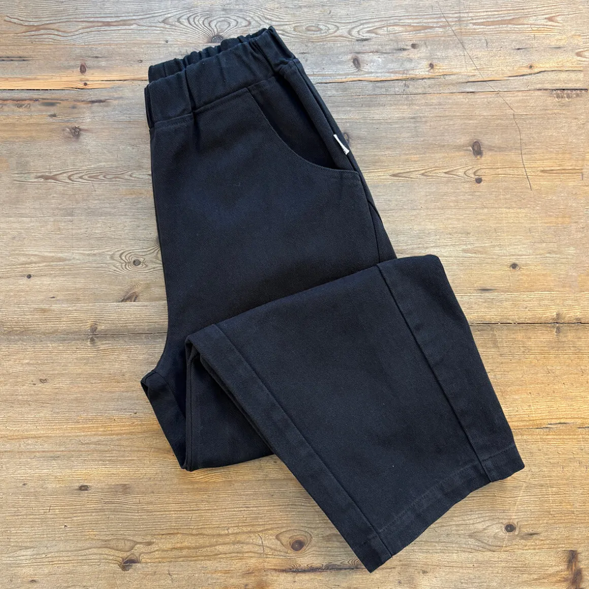 Arc Pants in Black Canvas by Le Bon Shoppe