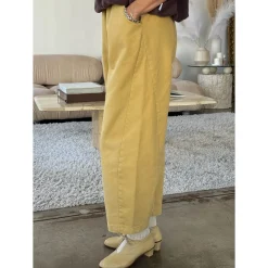 Arc Pants in Butter by Le Bon Shoppe