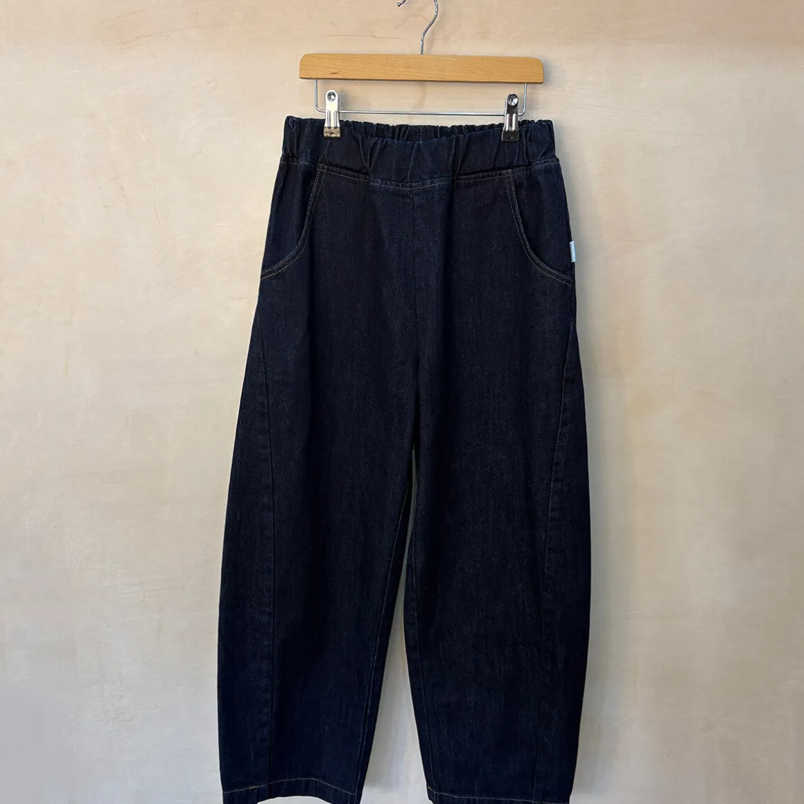 Arc Pants in Raw Denim by Le Bon Shoppe