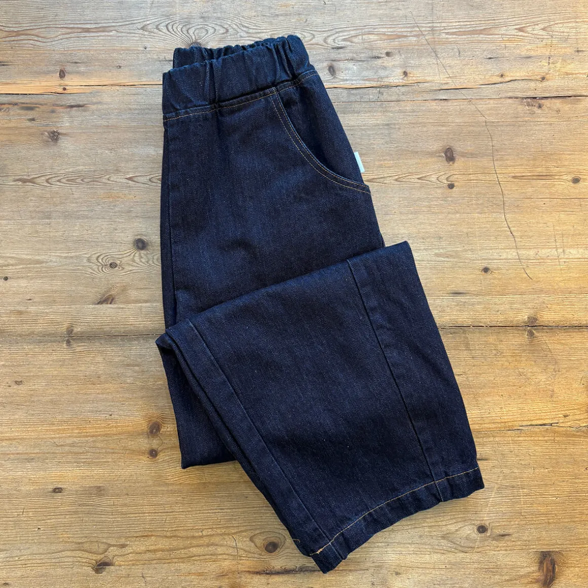 Arc Pants in Raw Denim by Le Bon Shoppe