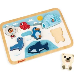Arctic Chunky Wooden Puzzle by Janod
