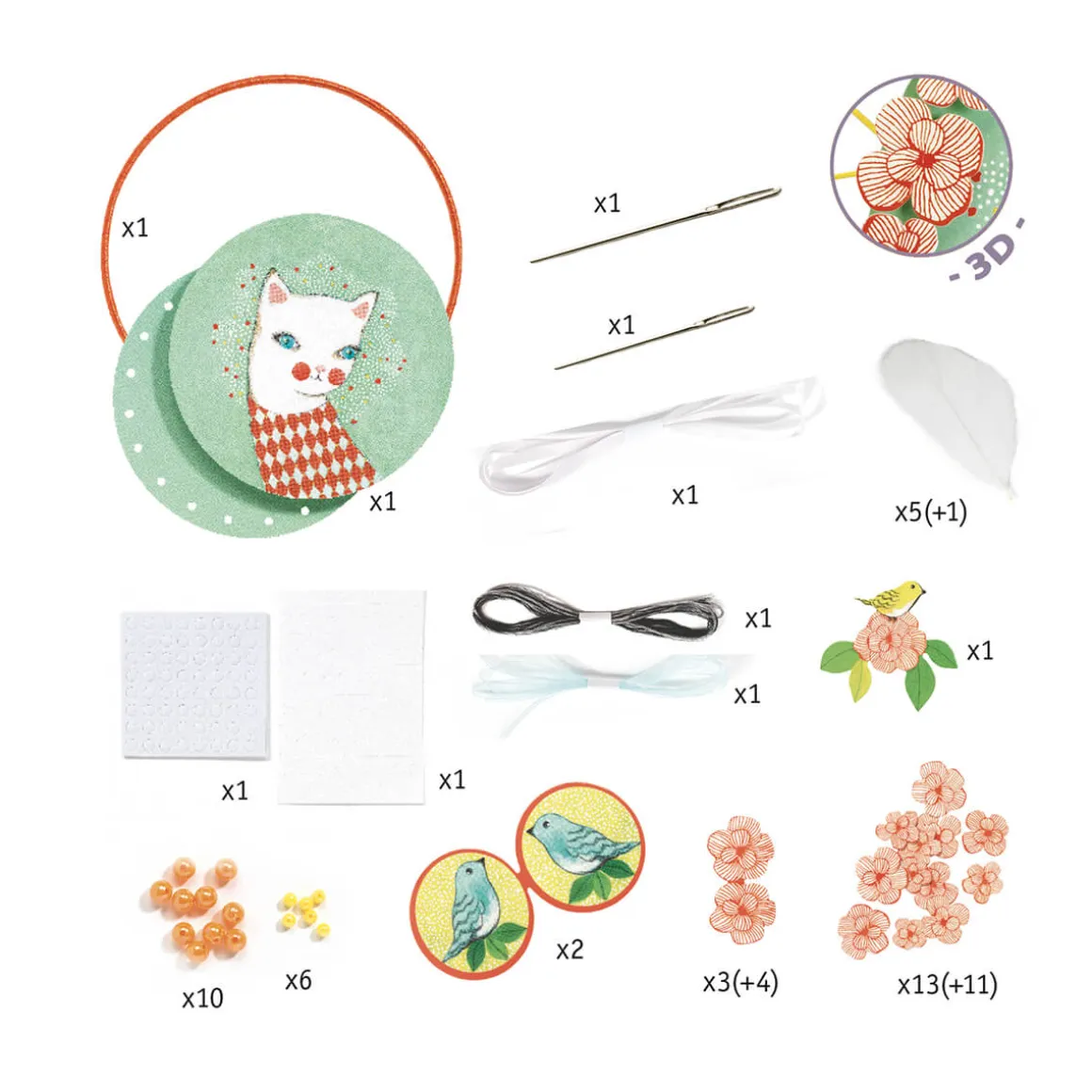Arlecat Dreamcatcher DIY Craft Kit by Djeco