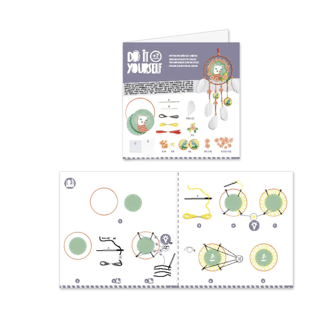 Arlecat Dreamcatcher DIY Craft Kit by Djeco