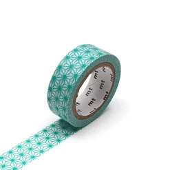 Asanoha Hisui 15mm Deco Series Washi Tape by MT Japan